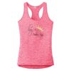 Multi-Color Sublimatable Ladies PosiCharge Electric Heather Racerback Tank Thumbnail