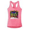 Multi-Color Sublimatable Ladies PosiCharge Electric Heather Racerback Tank Thumbnail