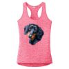 Multi-Color Sublimatable Ladies PosiCharge Electric Heather Racerback Tank Thumbnail