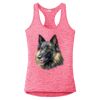 Multi-Color Sublimatable Ladies PosiCharge Electric Heather Racerback Tank Thumbnail
