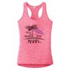 Multi-Color Sublimatable Ladies PosiCharge Electric Heather Racerback Tank Thumbnail
