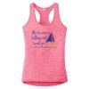 Multi-Color Sublimatable Ladies PosiCharge Electric Heather Racerback Tank Thumbnail