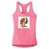 Multi-Color Sublimatable Ladies PosiCharge Electric Heather Racerback Tank Thumbnail